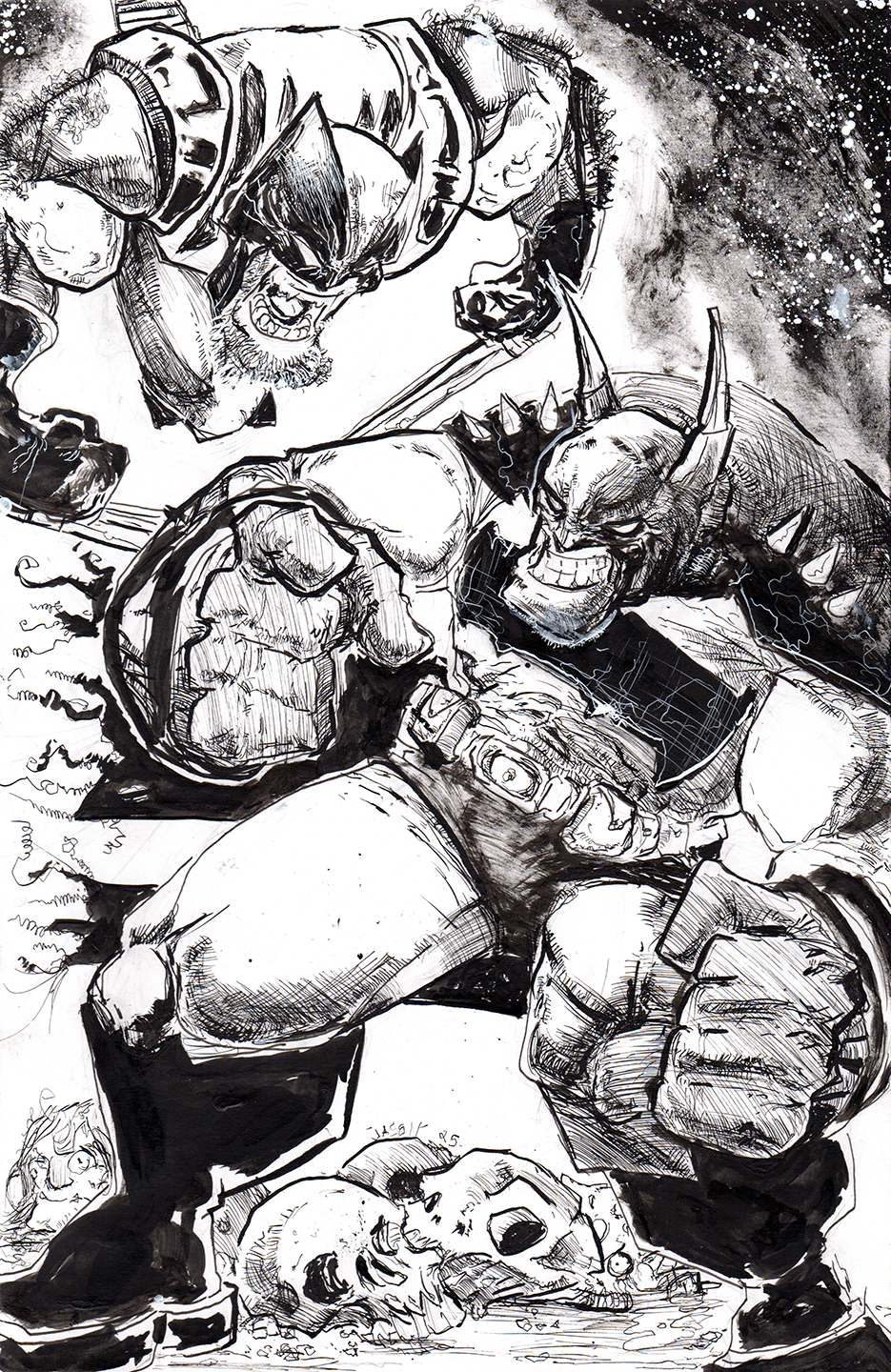WOLVERINE VS ABSOLUTE BATMAN